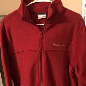 Men’s zip up Columbia sweatshirt